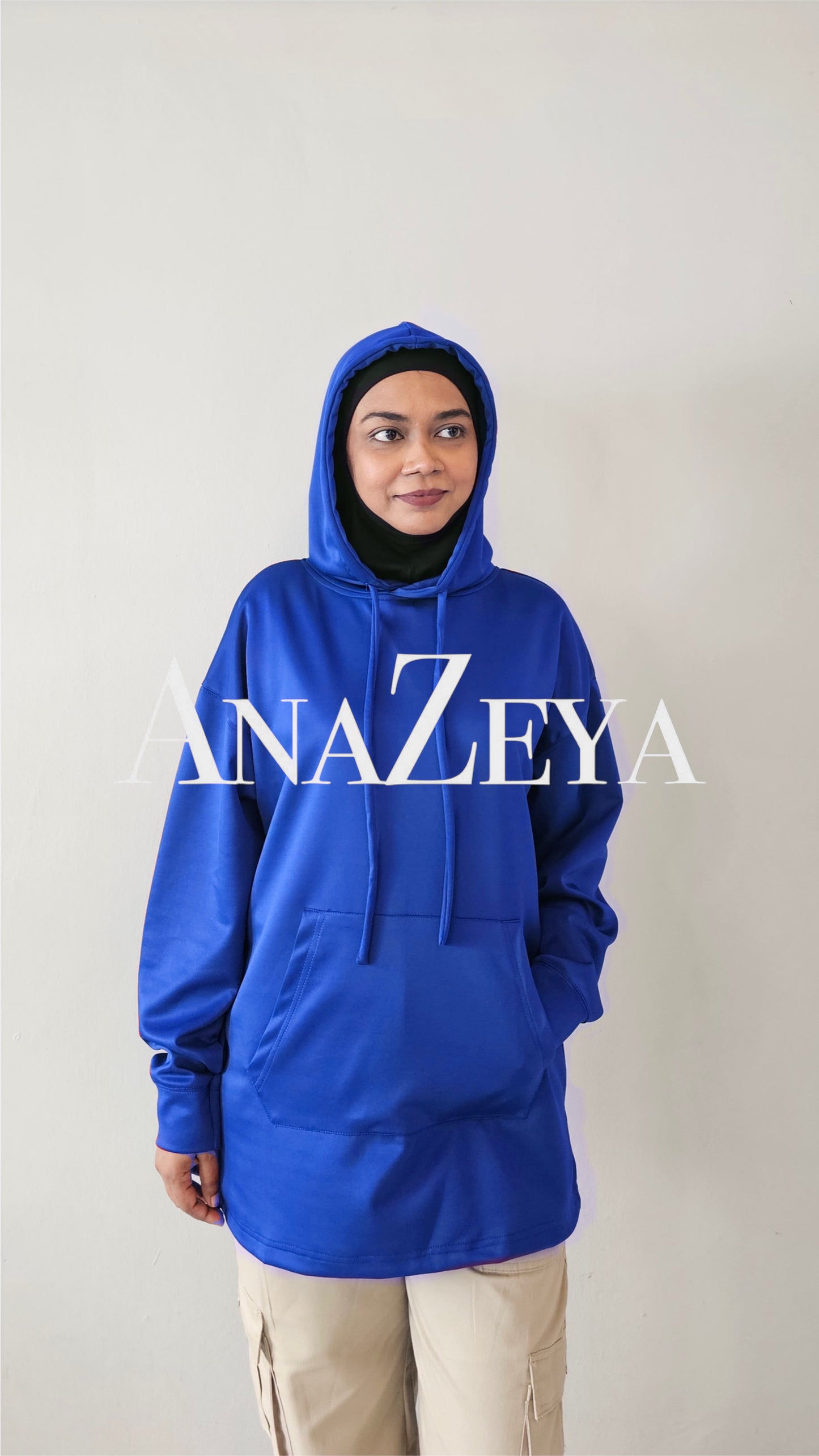 Blue - Hoodie with Inner Ninja