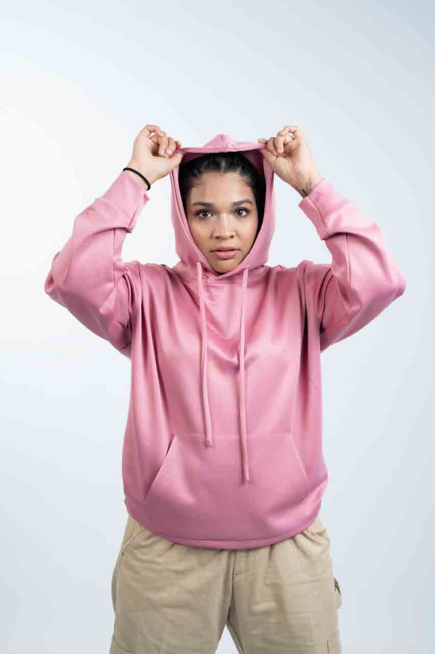 PINK - Hoodie with Inner Ninja Attached