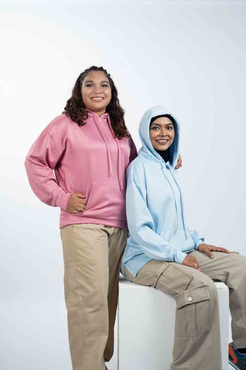 PINK - Hoodie with Inner Ninja Attached