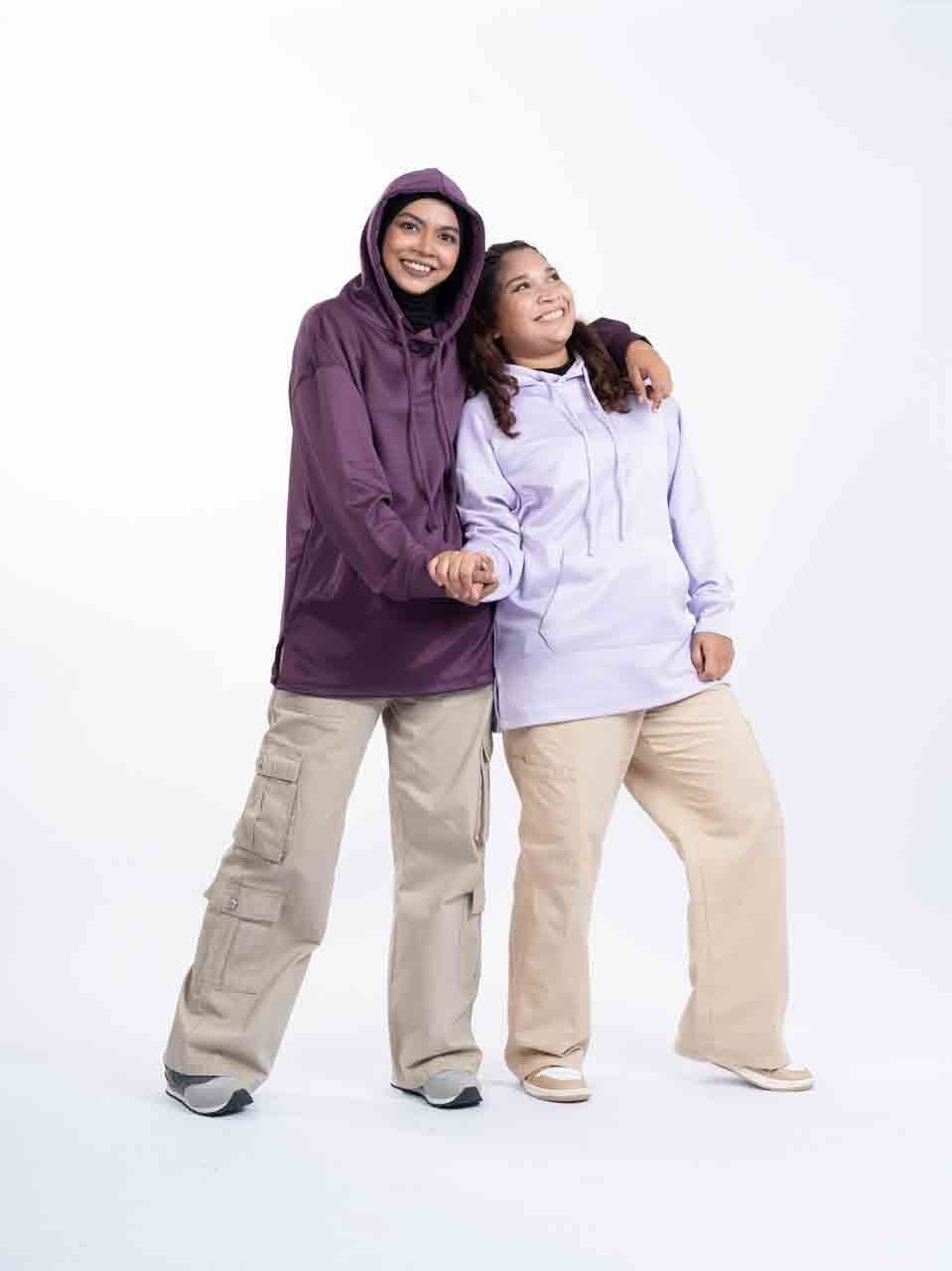 Lilac  - Hoodie with Inner Ninja Attached