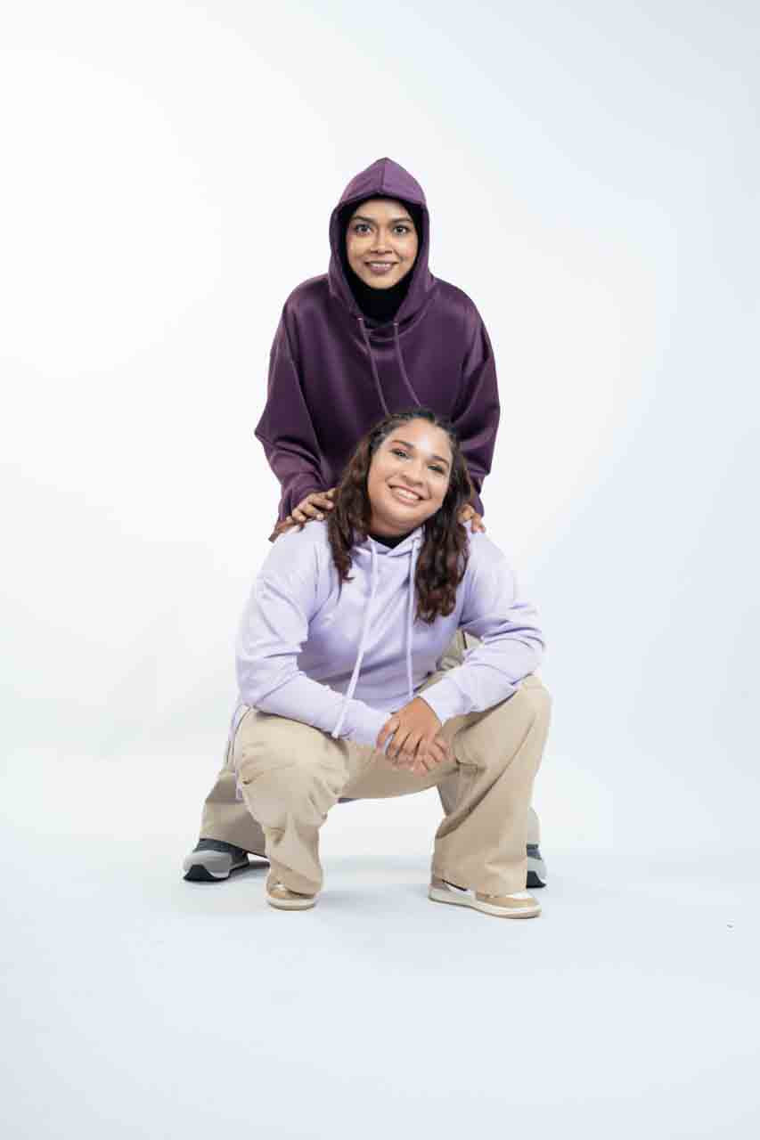 Lilac  - Hoodie with Inner Ninja Attached