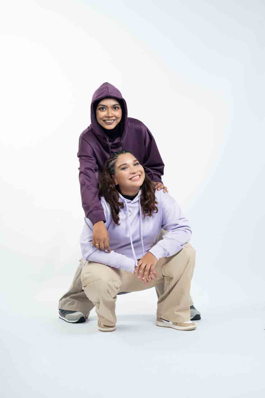 Lilac  - Hoodie with Inner Ninja Attached