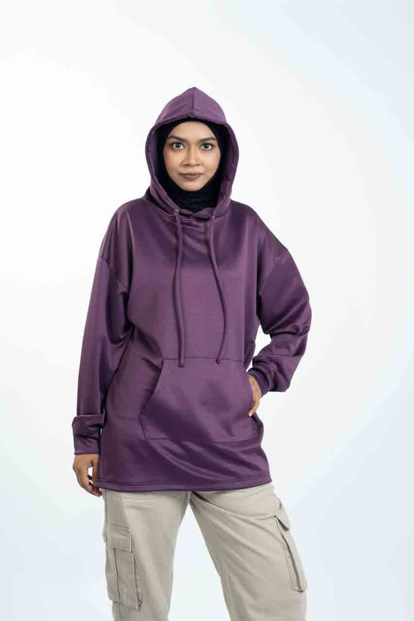 PURPLE - Hoodie with Inner Ninja Attached