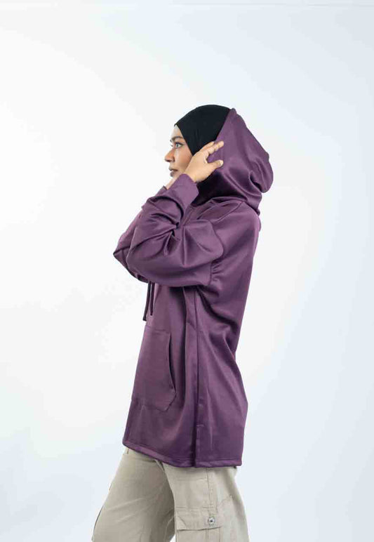 PURPLE - Hoodie with Inner Ninja Attached