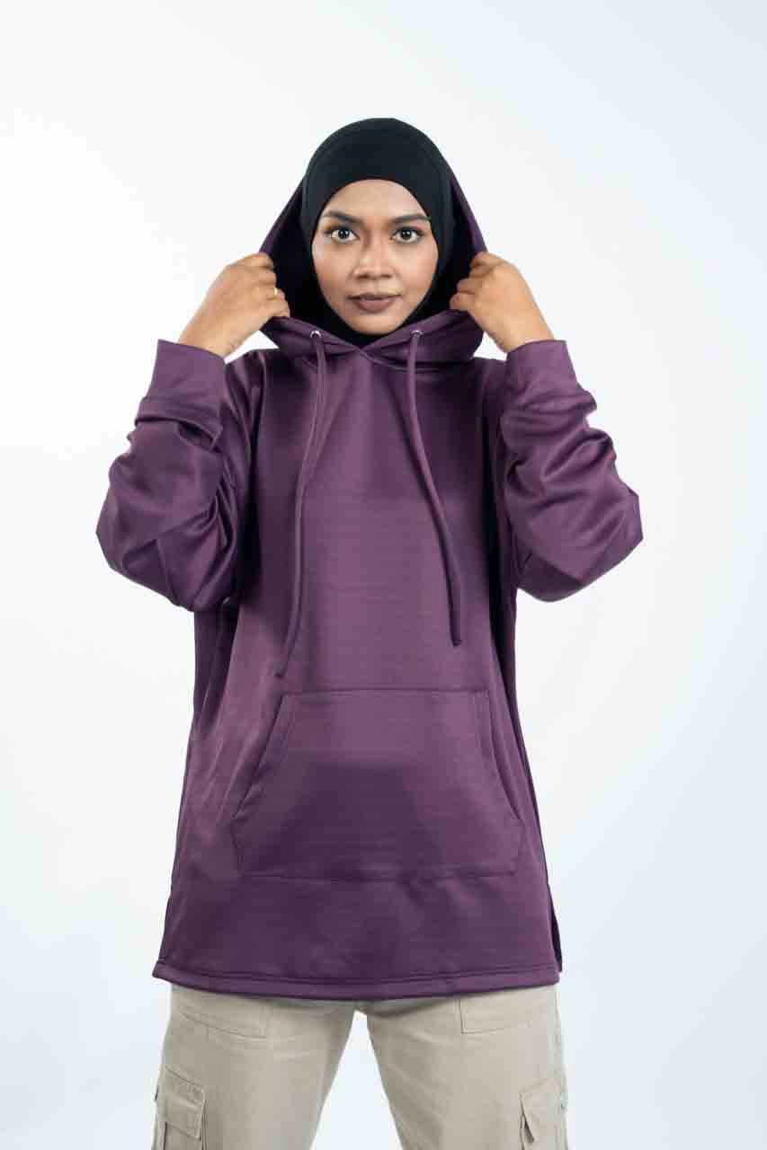 PURPLE - Hoodie with Inner Ninja Attached