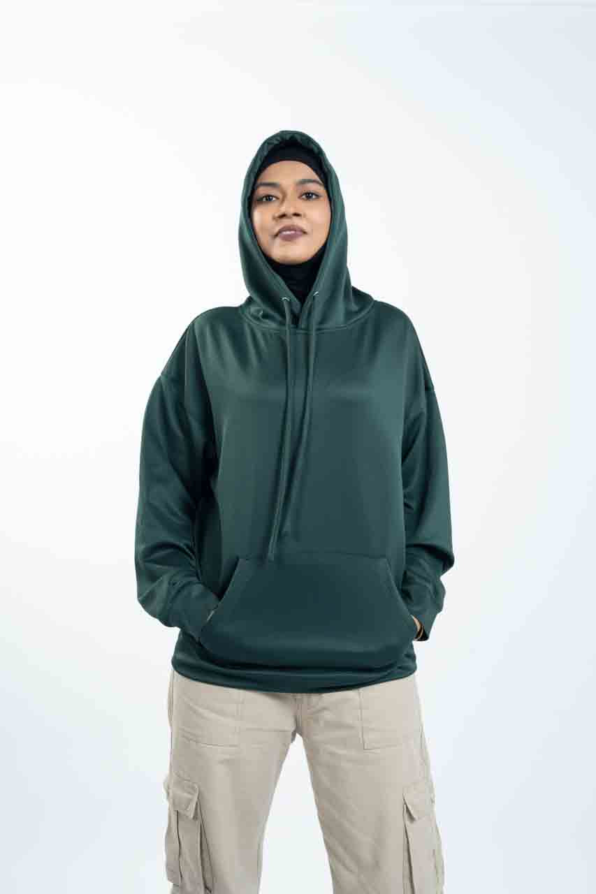 Emerald - Hoodie with Inner Ninja Attached