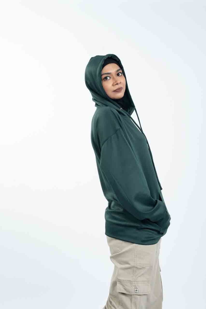 Emerald - Hoodie with Inner Ninja Attached