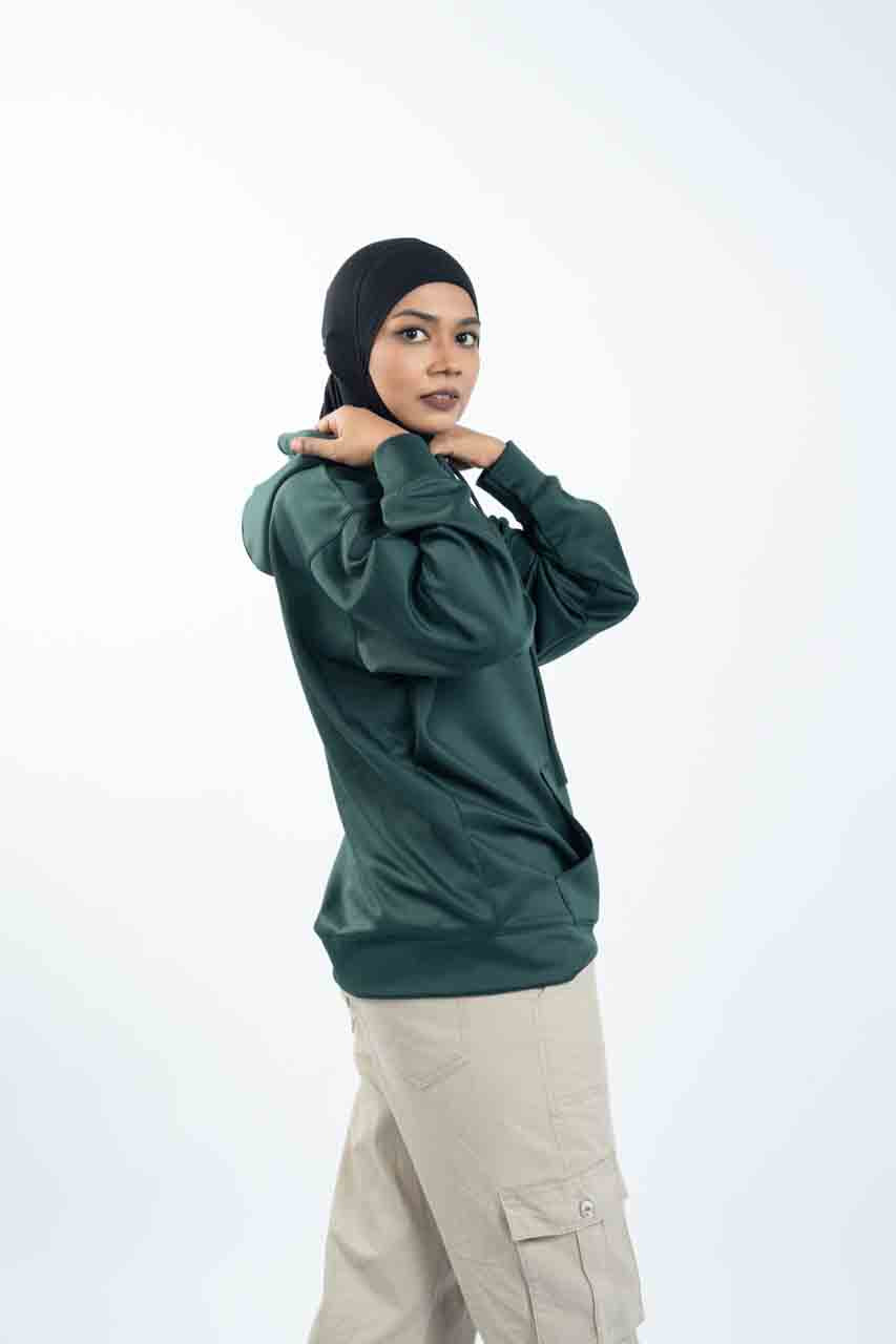 Emerald - Hoodie with Inner Ninja Attached