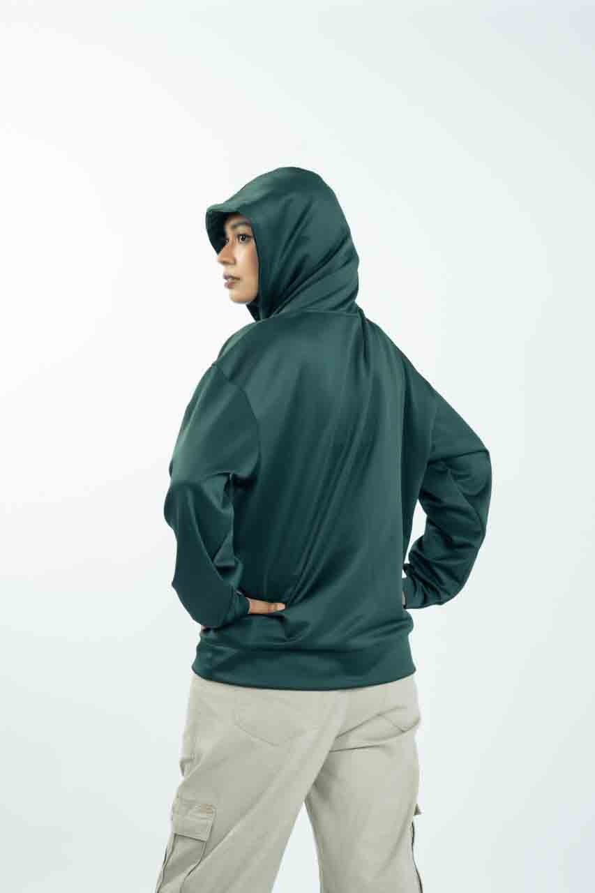 Emerald - Hoodie with Inner Ninja Attached