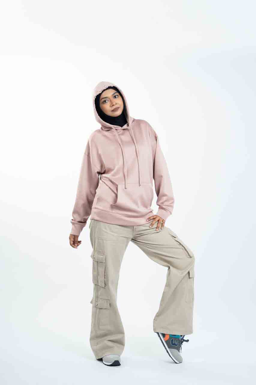 Blush - Hoodie with Inner Ninja Attached