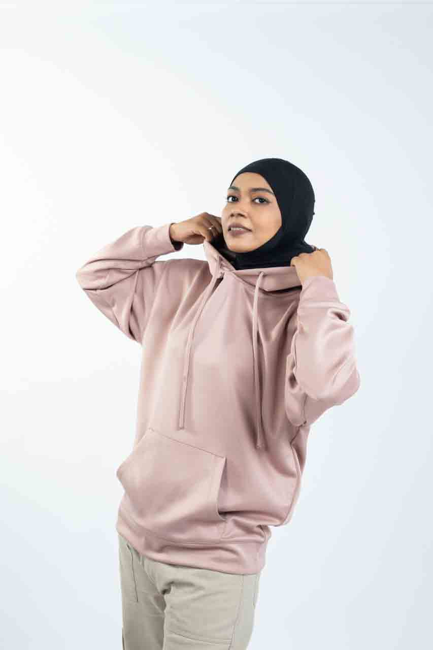 Blush - Hoodie with Inner Ninja Attached