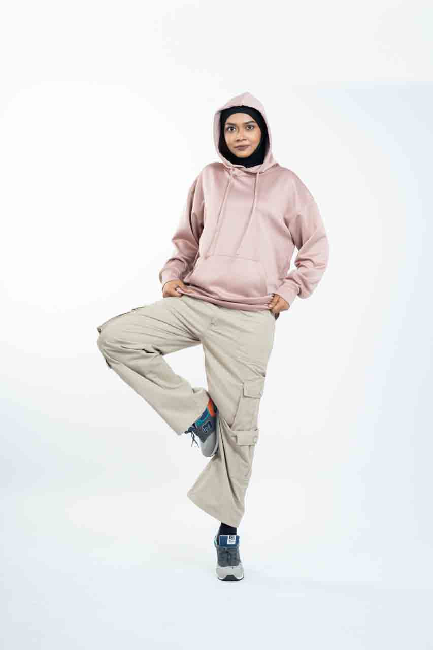 Blush - Hoodie with Inner Ninja Attached