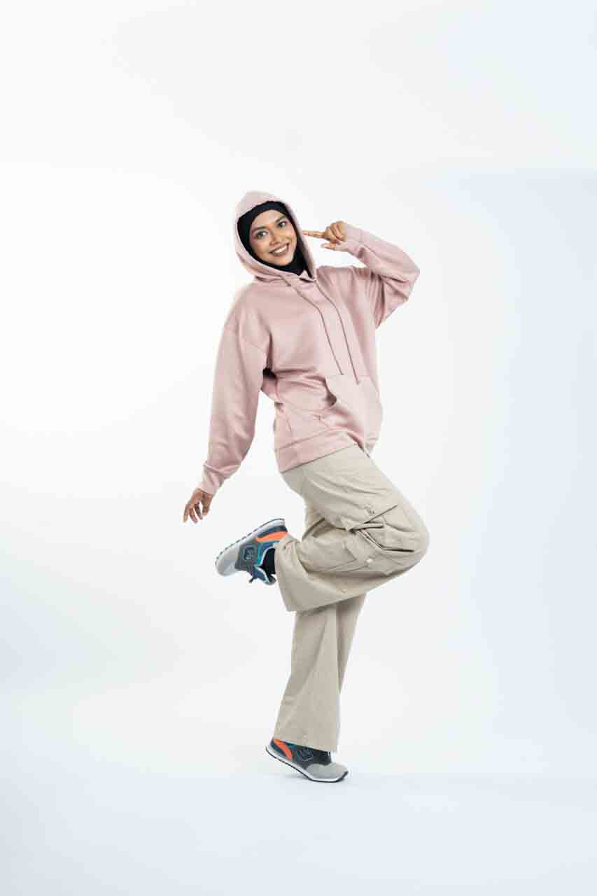 Blush - Hoodie with Inner Ninja Attached