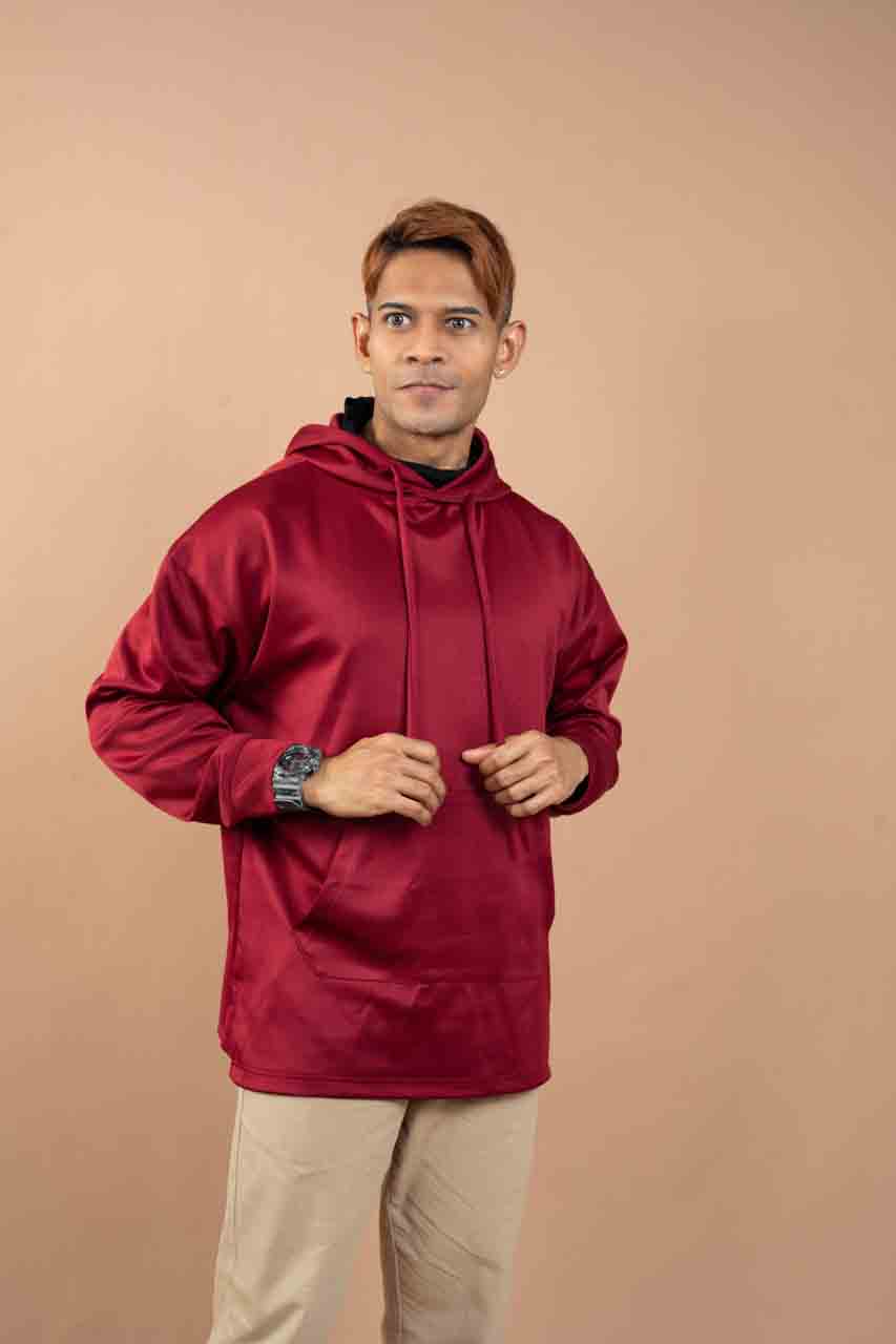 RED - Hoodie with Inner Ninja Attached