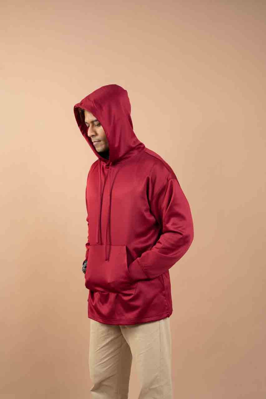 RED - Hoodie with Inner Ninja Attached