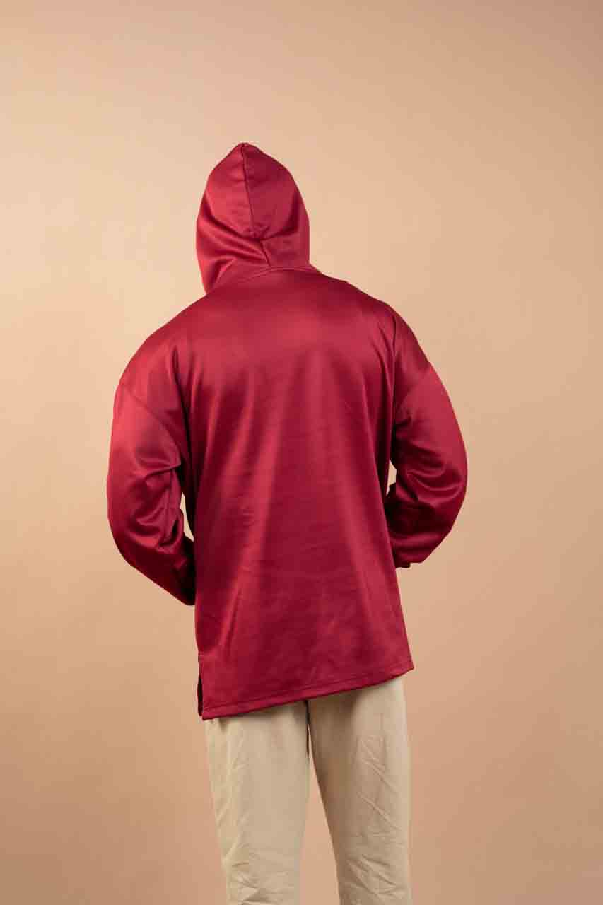 RED - Hoodie with Inner Ninja Attached